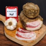 Guanciale Premium (gușa de porc maturată), produs artizanal din Toscana - Pret/100g