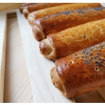 Cozonac "Premium Gourmet" cu nucă spartă - produs artizanal "Il Pane dell`Amore", cca 400 - 500 g - preț/buc!