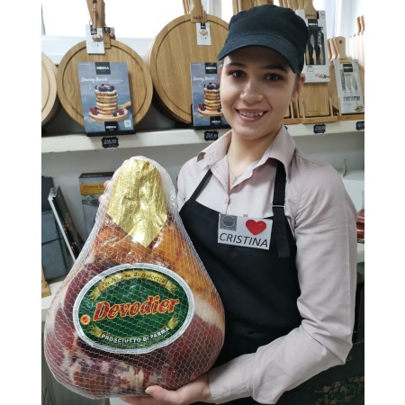 Prosciutto di Parma DOP fara os, produs artizanal Premium de la Devodier - Pret/100g