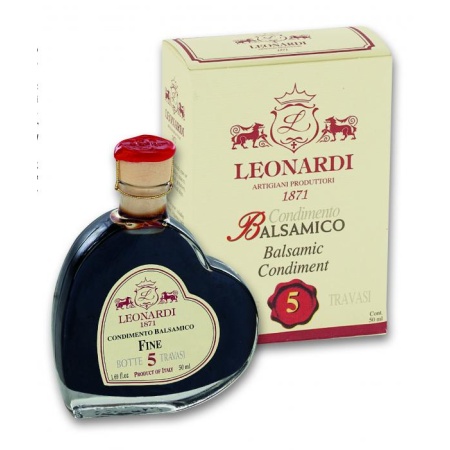 Oțet balsamic (Condimento Balsamico CUORE) 50ml de la Leonardi - L1122