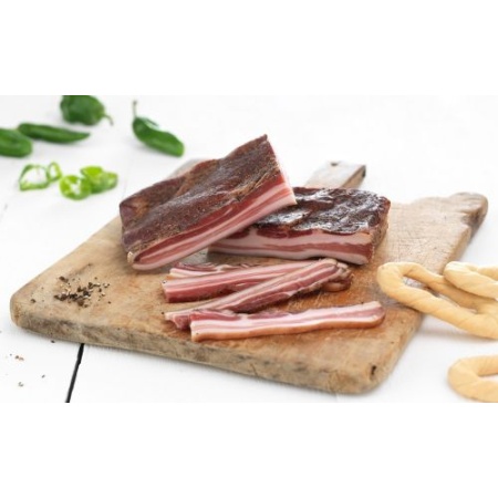 Pancetta afumată Premium (Pancetta affumicata) din Südtirol de la STEINER - Pret/100g