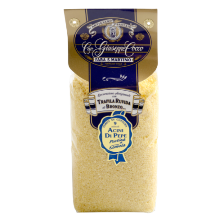 ACINI DI PEPE de la Giuseppe Cocco / 500 g - Pasta artizanală numarul UNU în lume!